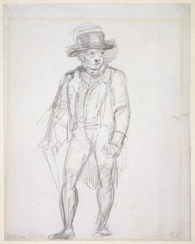 William Blake Walking by George Richmond
